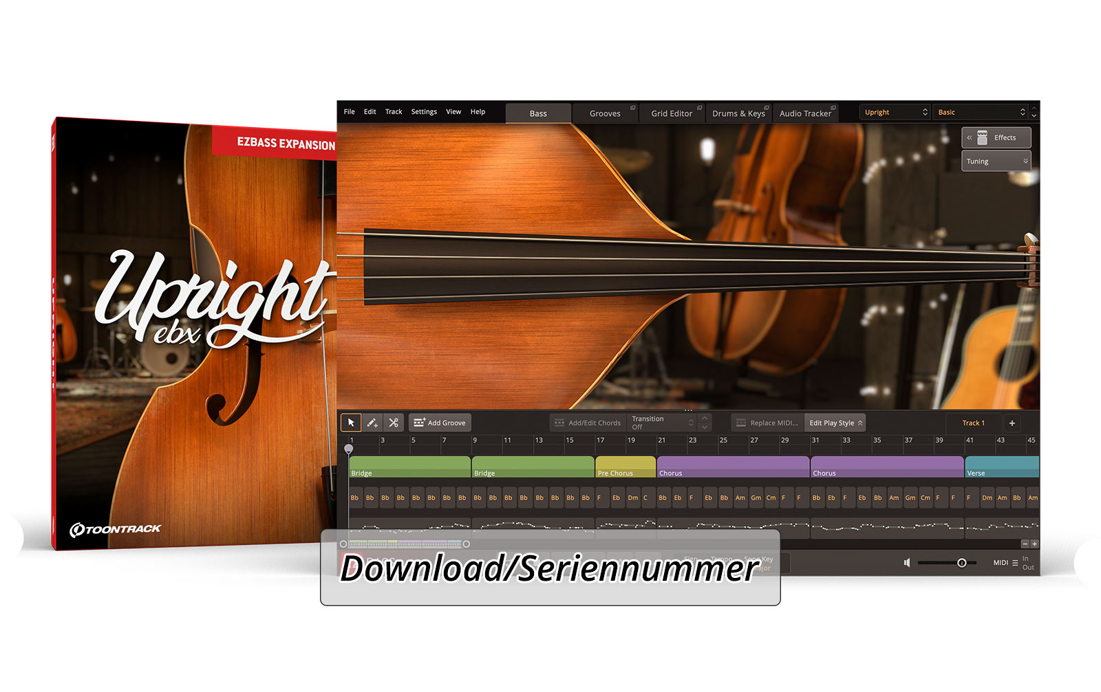 ToonTrack Upright EBX (Lizenz Code)