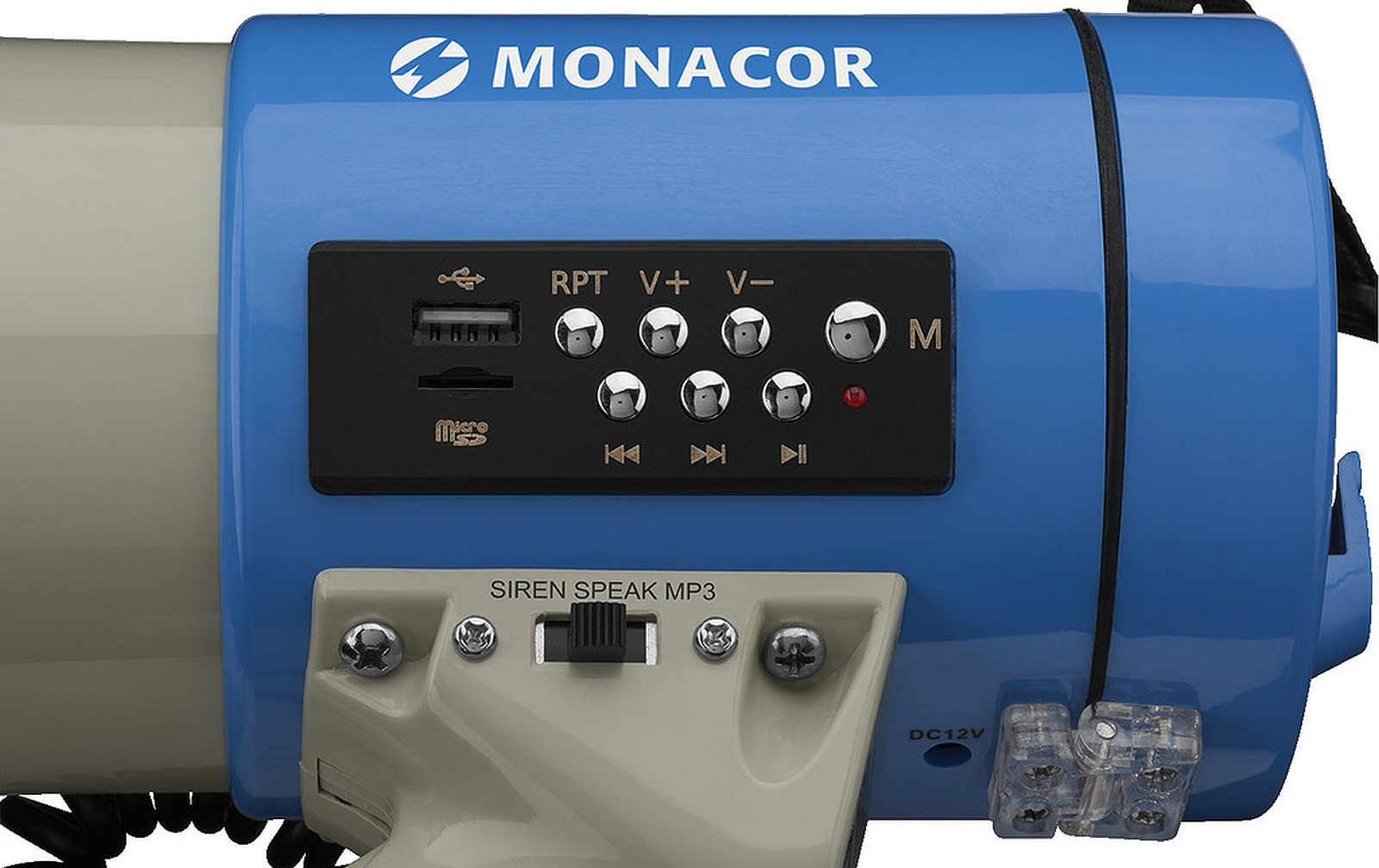 Monacor TM-17M Megafon mit MP3-Abspielfunktion