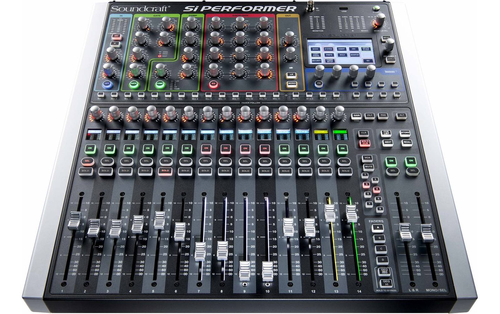 Soundcraft Si Performer 1 - Digitales Mischpult mit integrierter DMX/Lichtsteuerung