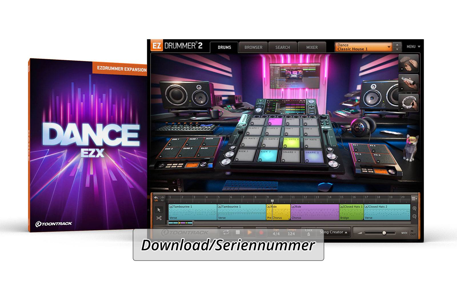 ToonTrack Dance EZX (Licence Key)