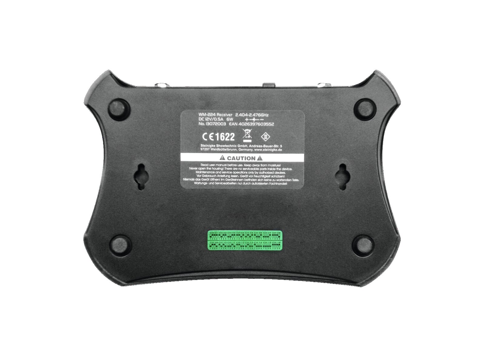 Omnitronic WM-224 2-Kanal-Funkmikrofonsystem 2.4GHz