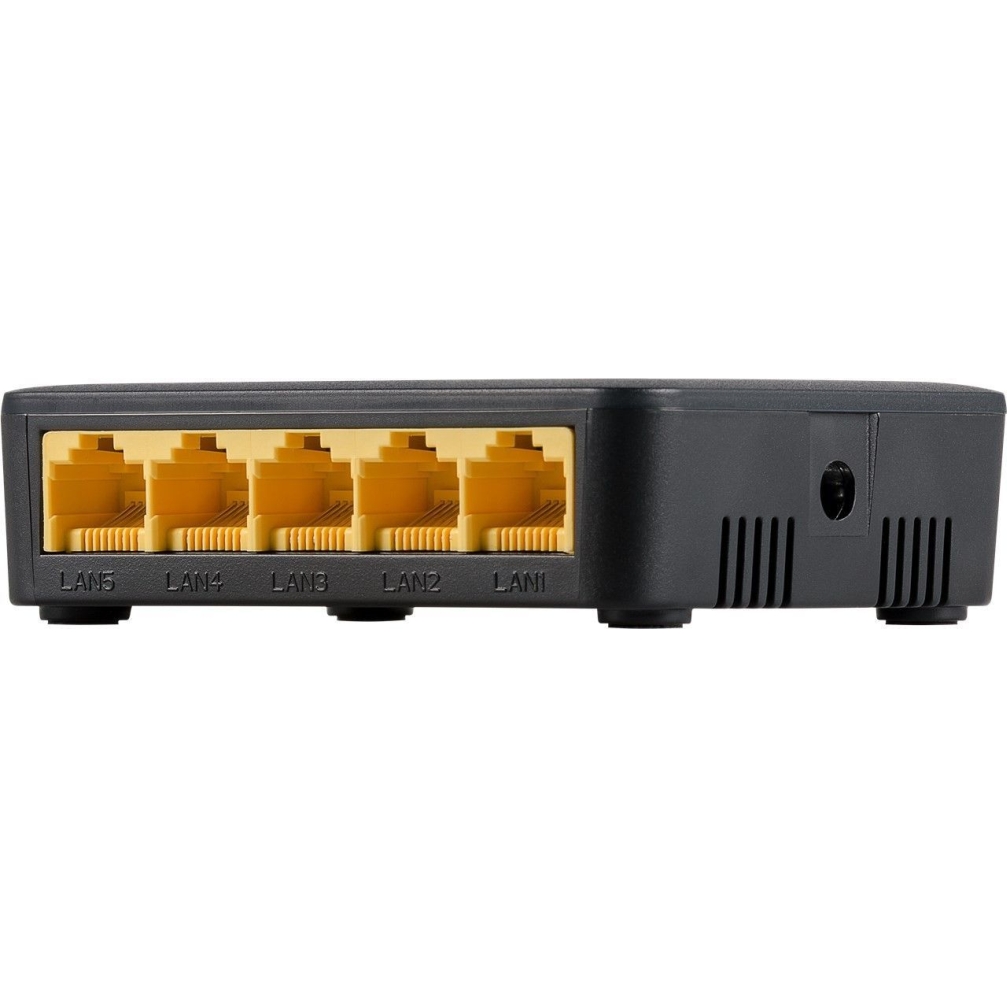 Goobay 5 Port Netzwerk-Switch, Gigabit Ethernet-Switch