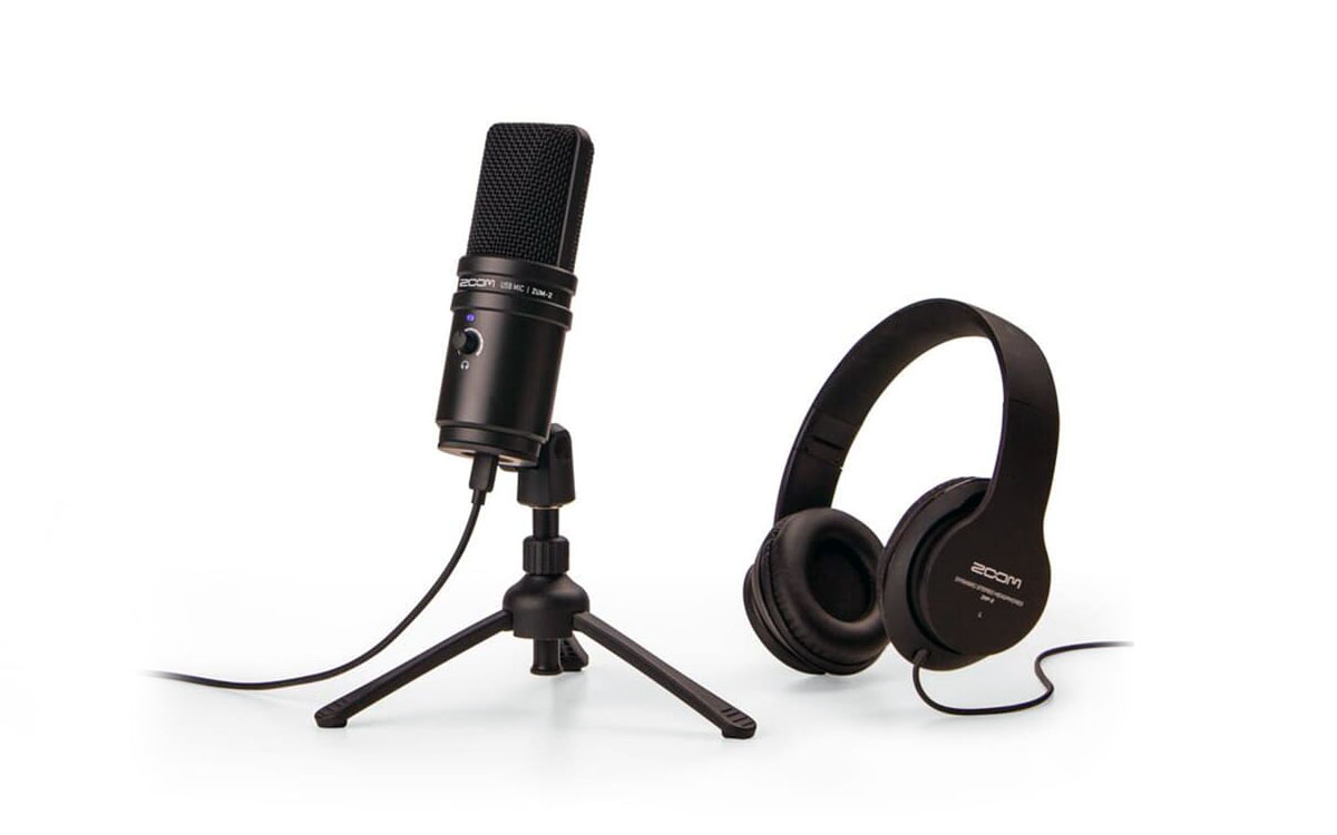 Zoom ZUM-2PMP USB Podcast Mic Pack