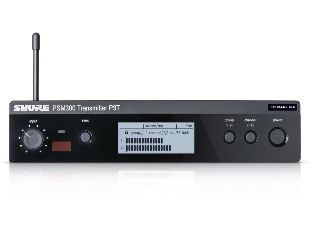 Shure PSM 300 P3TER K12 Stereo In-Ear System (614 bis 638 MHz)