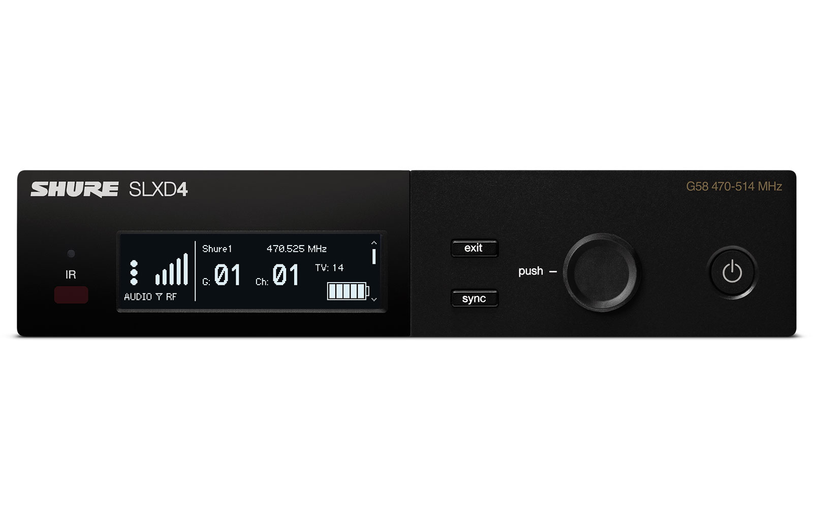 Shure SLXD24/B87A SLX-D Handsendersystem Beta87A 562-606 MHz (SLXD24E/B87A-J53)