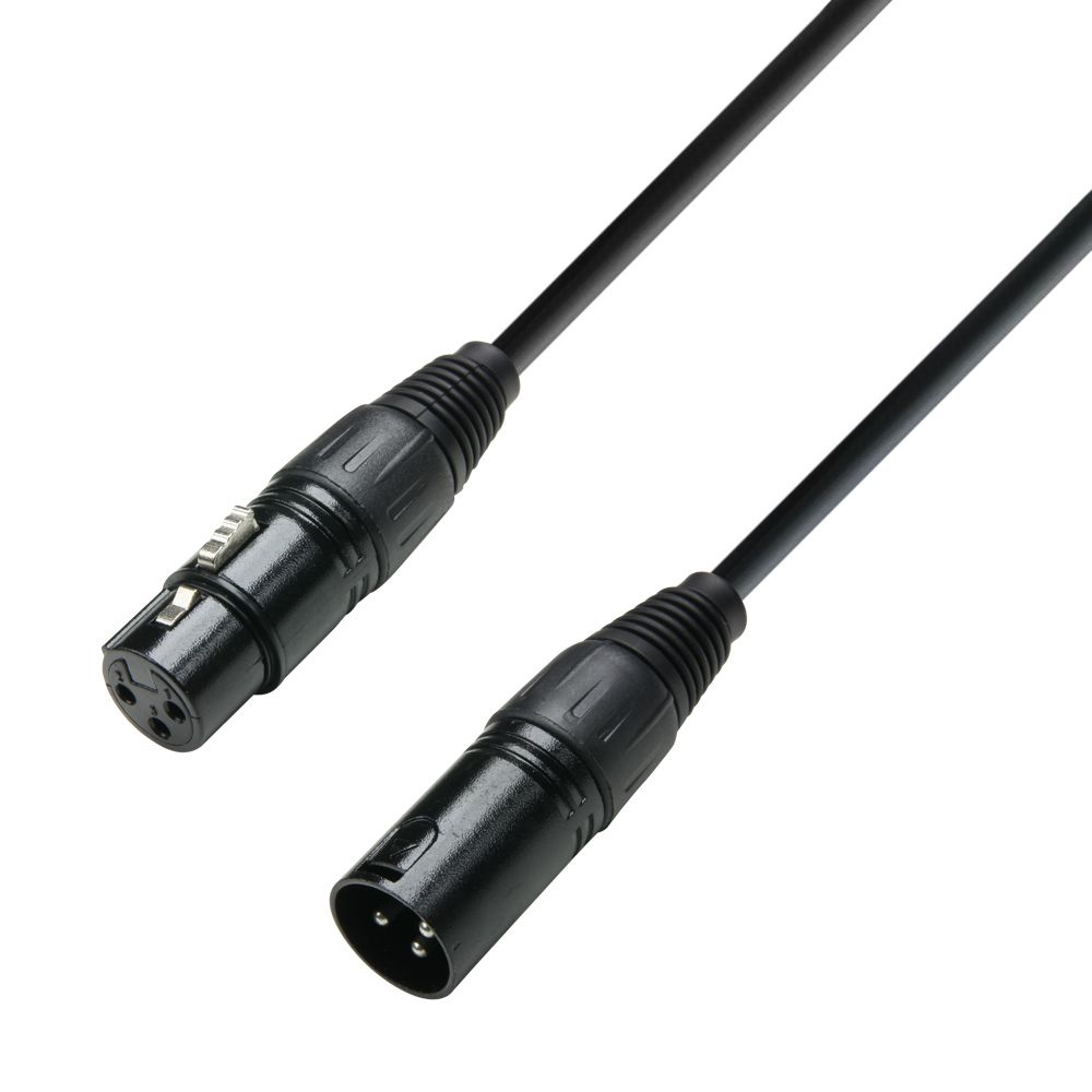 Adam Hall Cables 3 Star Serie - DMX Kabel XLR male auf XLR female 0,5 m