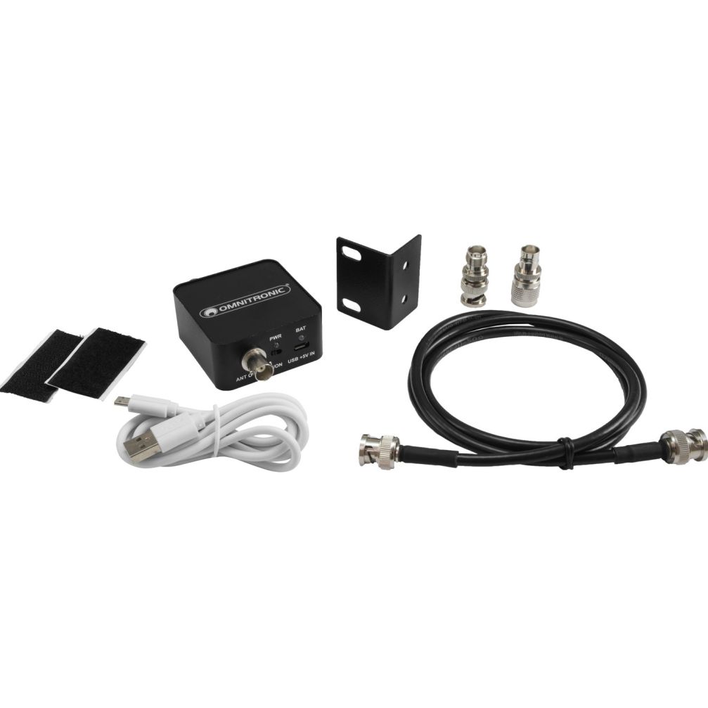 Omnitronic AAB-10 Antennenverstärker, aktiv, batteriebetrieben