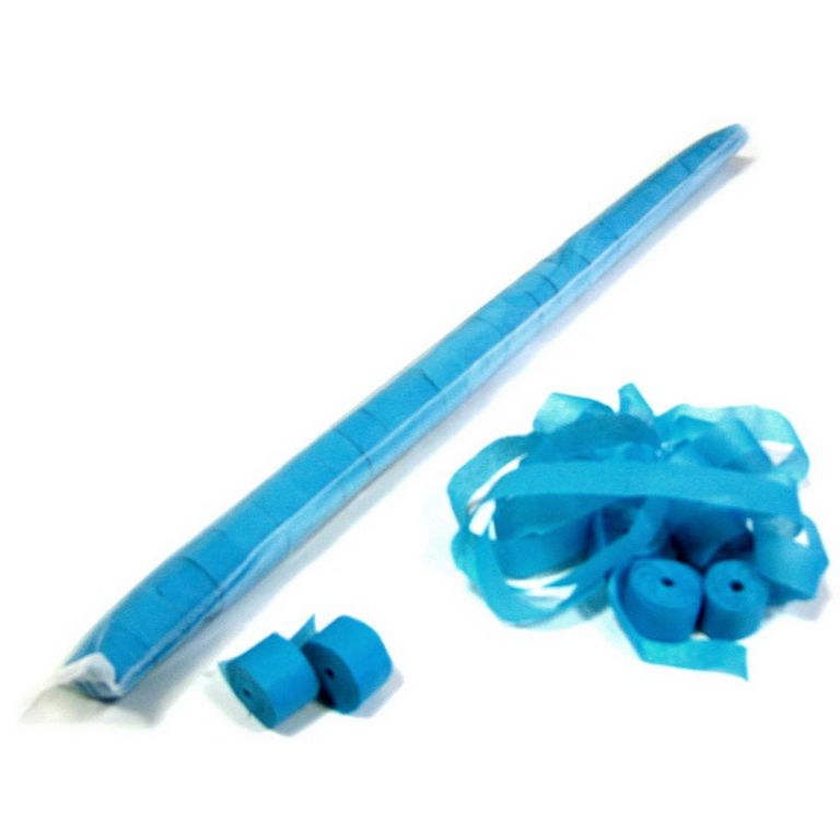 Magic FX Luftschlangen 10m x 1.5cm Hellblau Beutel