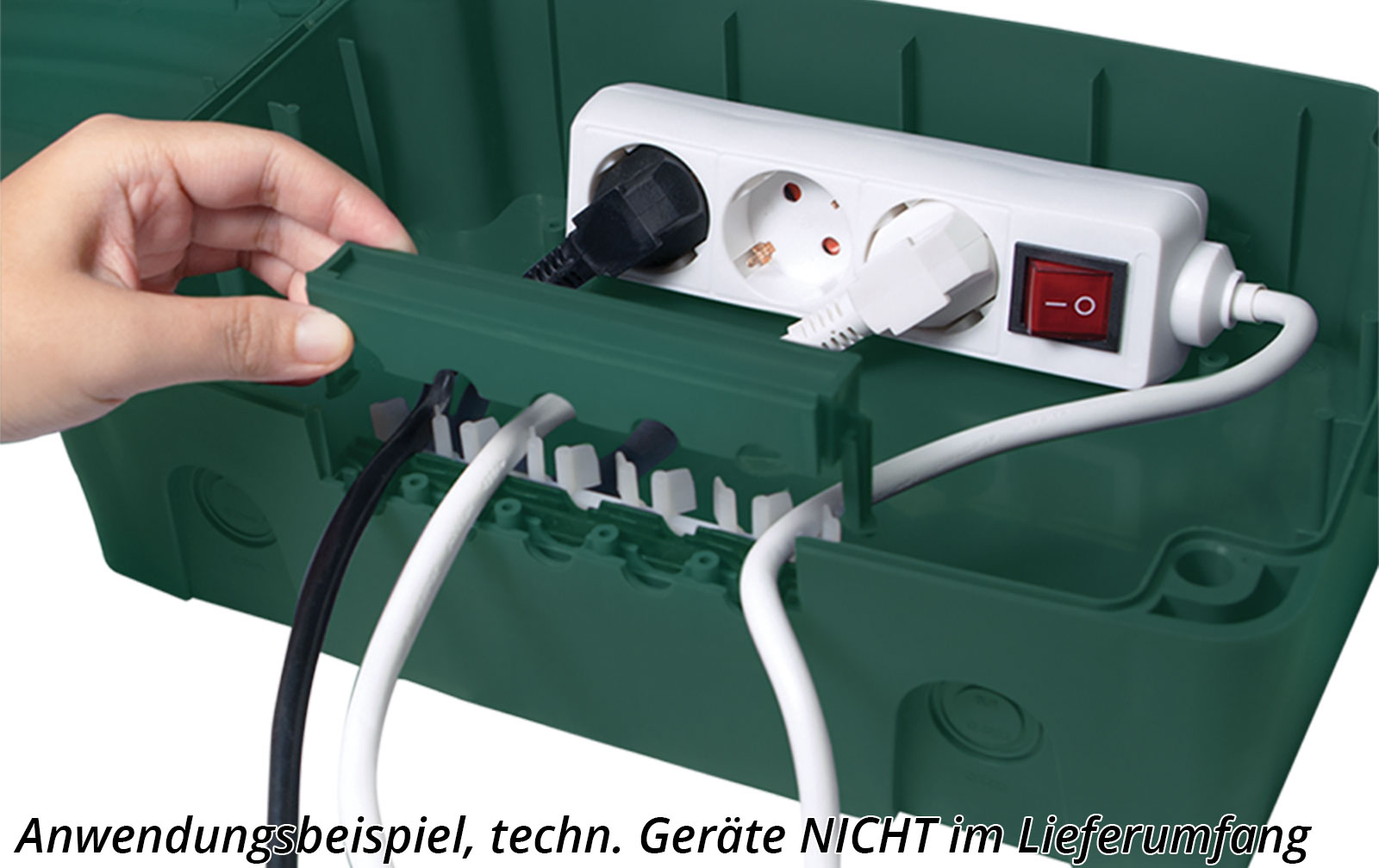 LogiLink LPS272 Wetterfeste Außen-Elektronikbox, grün