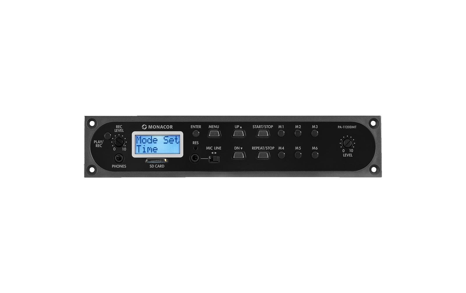 Monacor PA-1120DMT Nachrichten/Uhr-Modul