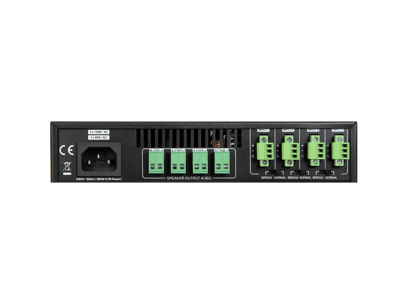 Omnitronic DJP-604 4-Kanal Class-D Endstufe