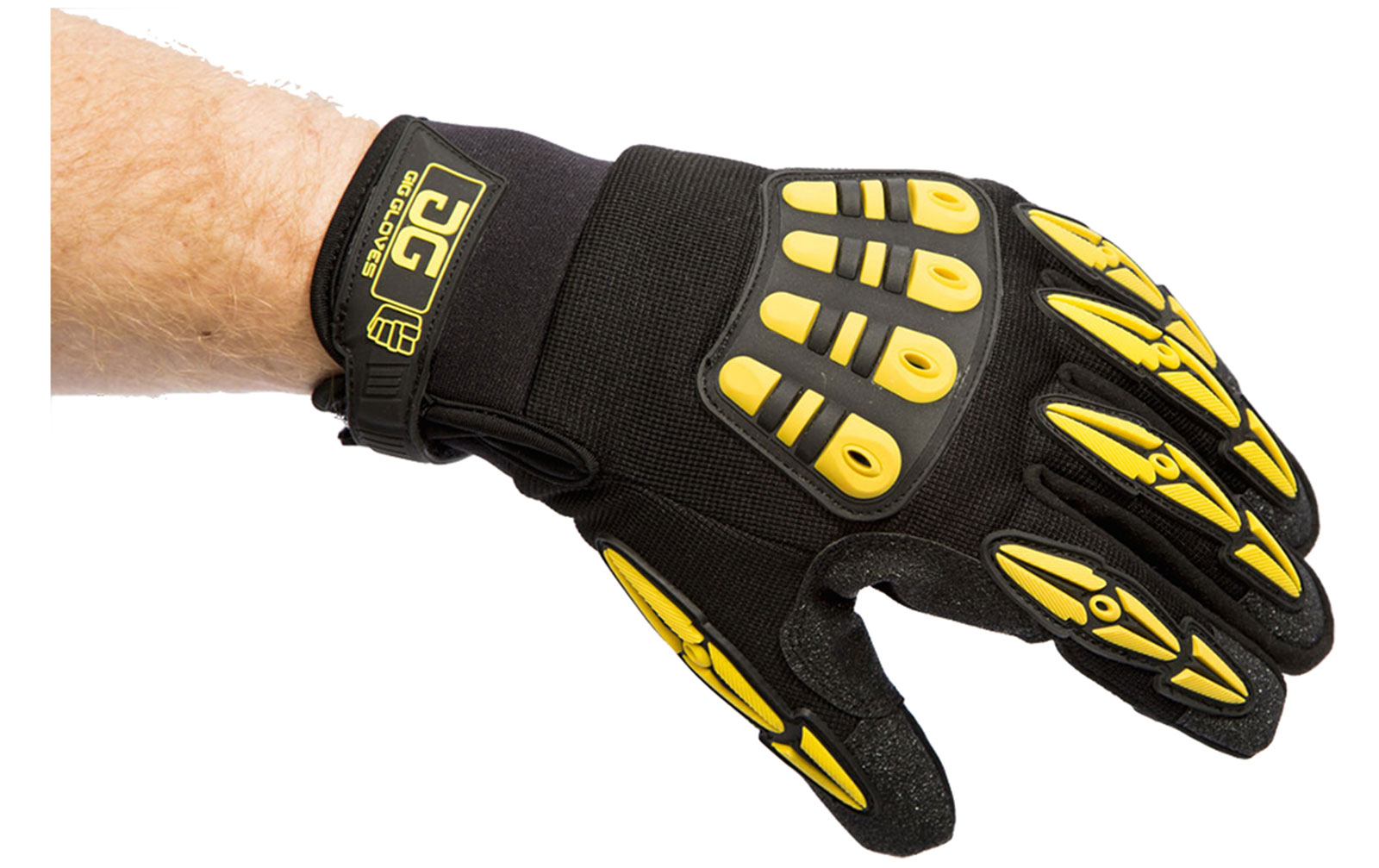 Gig Gear Original Gloves, Paar, schwarz/gelb, 2XL