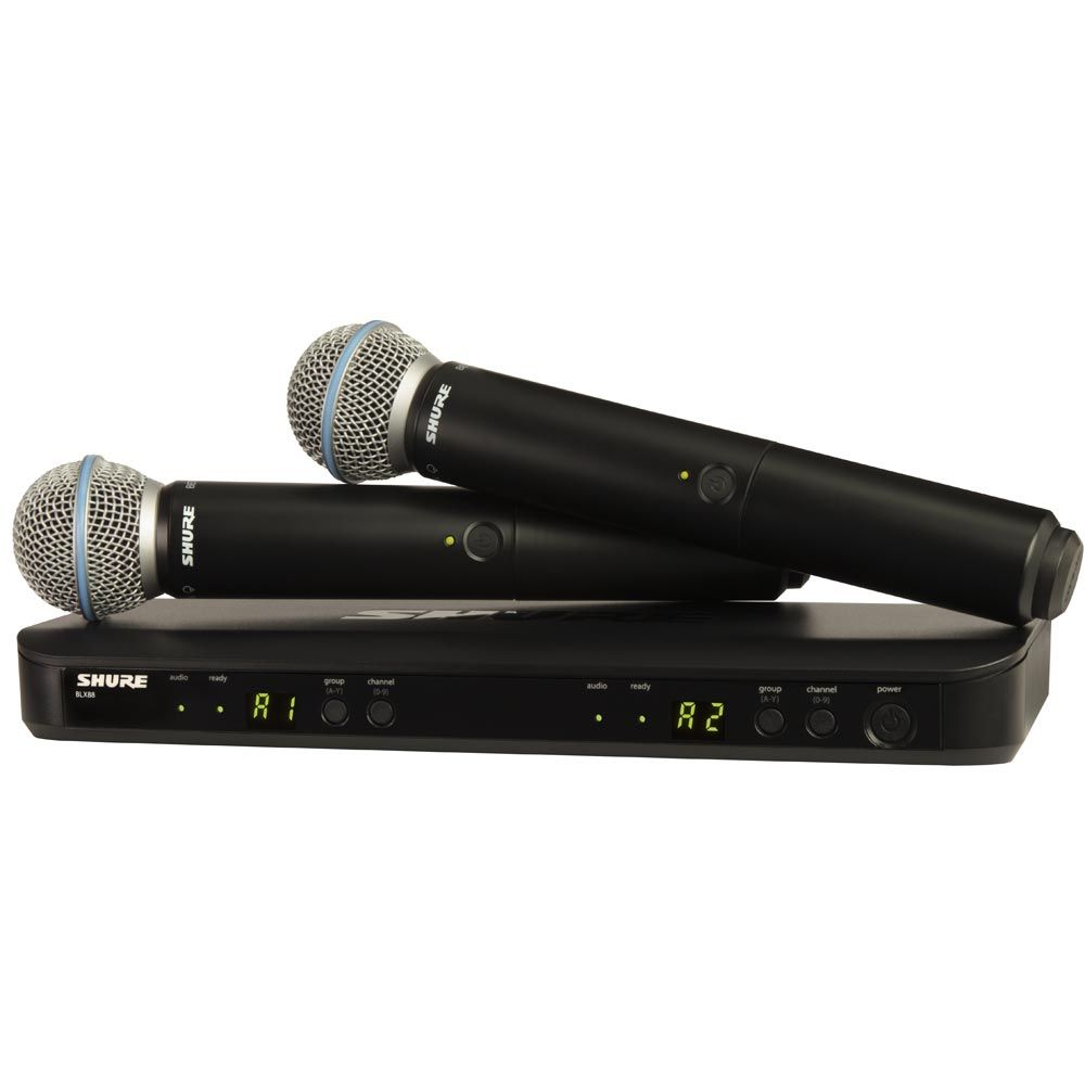 Shure BLX288/Beta 58 K14 Dual Funksystem (614 bis 638 MHz)