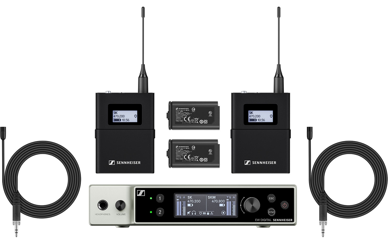 Sennheiser EW-DX MKE 2 Set, Frequenzbereich Y1-3 1785,2-1799,8 MHz