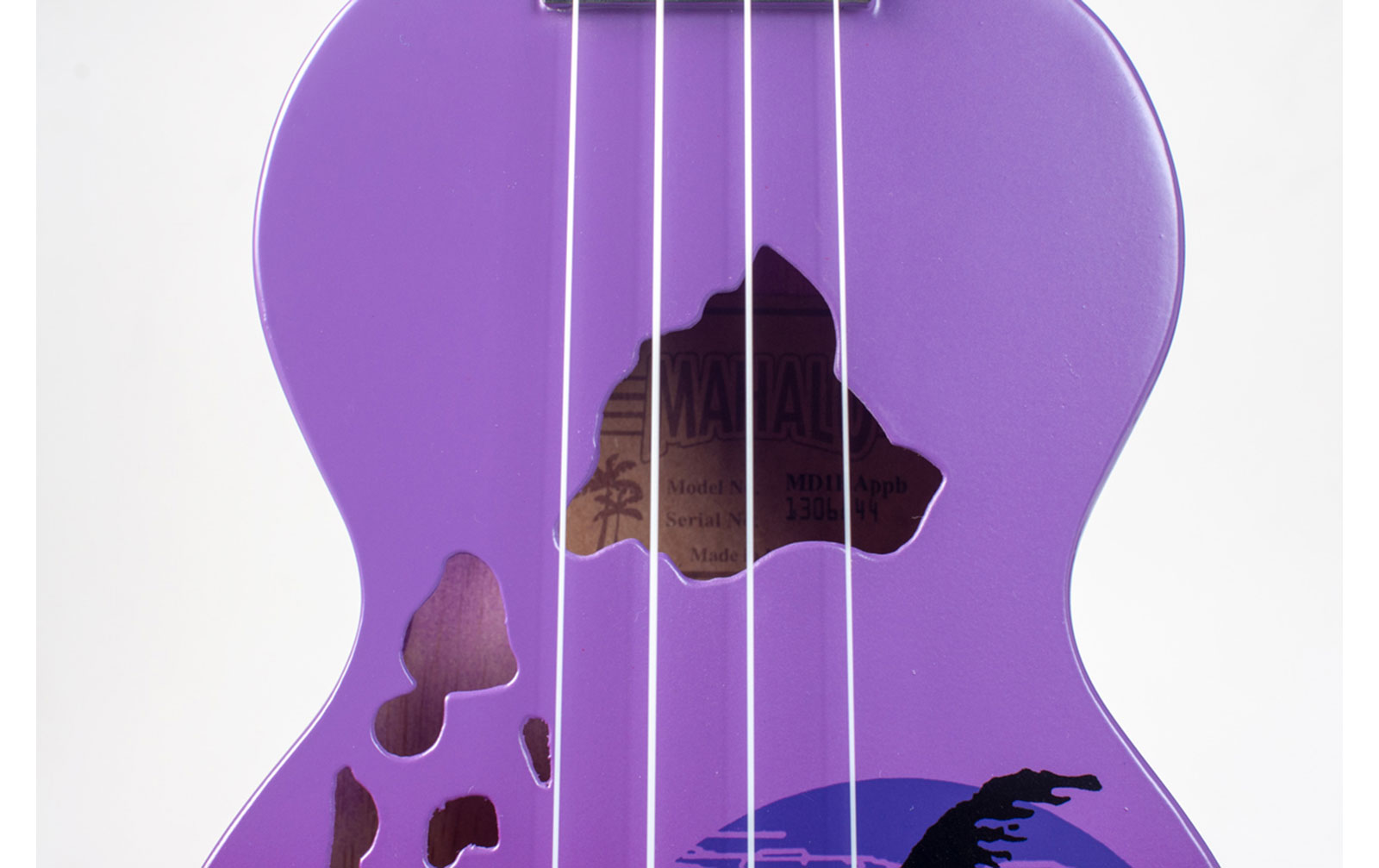 Mahalo Designer Ukulele Hawaii (Purple Burst)
