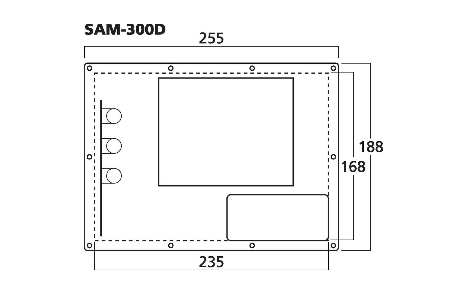 Monacor SAM-300D Digital-Verstärker-Modul