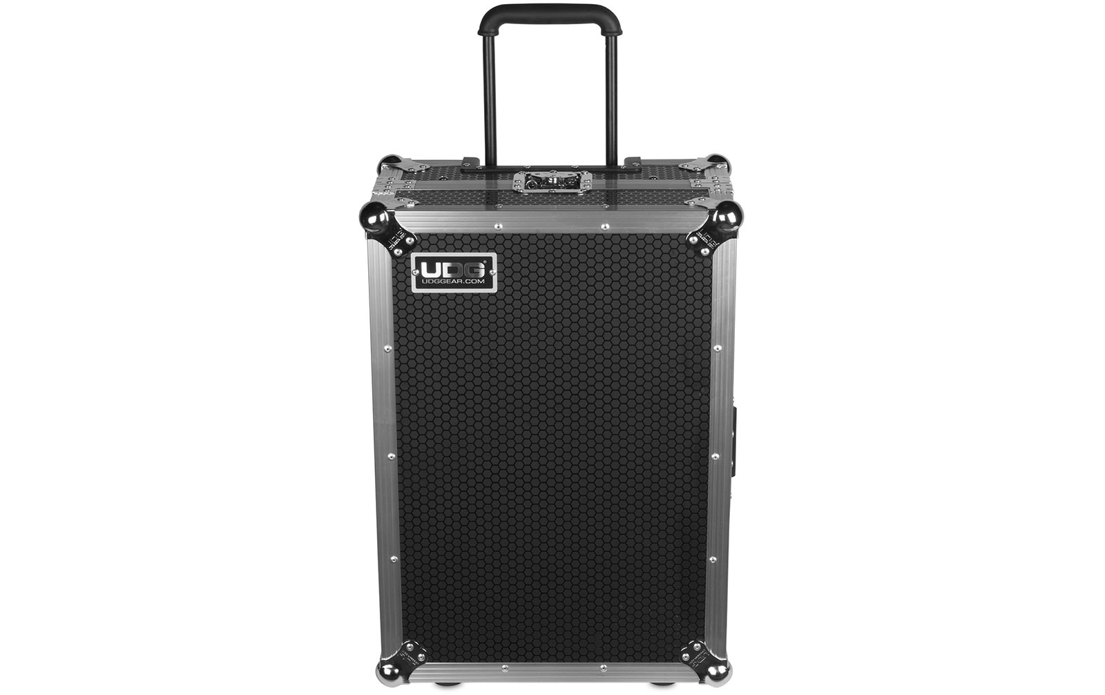 UDG Ultimate Flight Case Multi Format XL Silver Plus (Laptop Shelf, Trolley & Wheels) (U92059SL)
