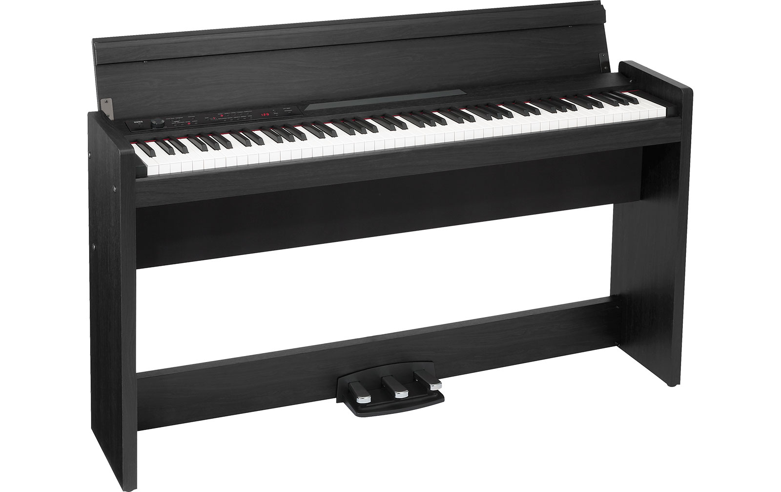 Korg LP-380 Rosewood Grain Black 88 Tasten, Digitalpiano mit USB-MIDI