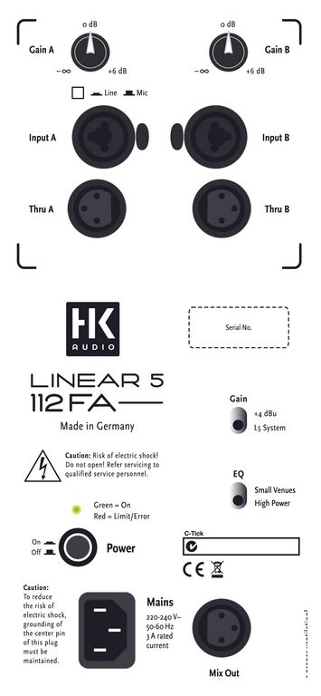 HK Audio L5 112 FA - Linear 5 Serie