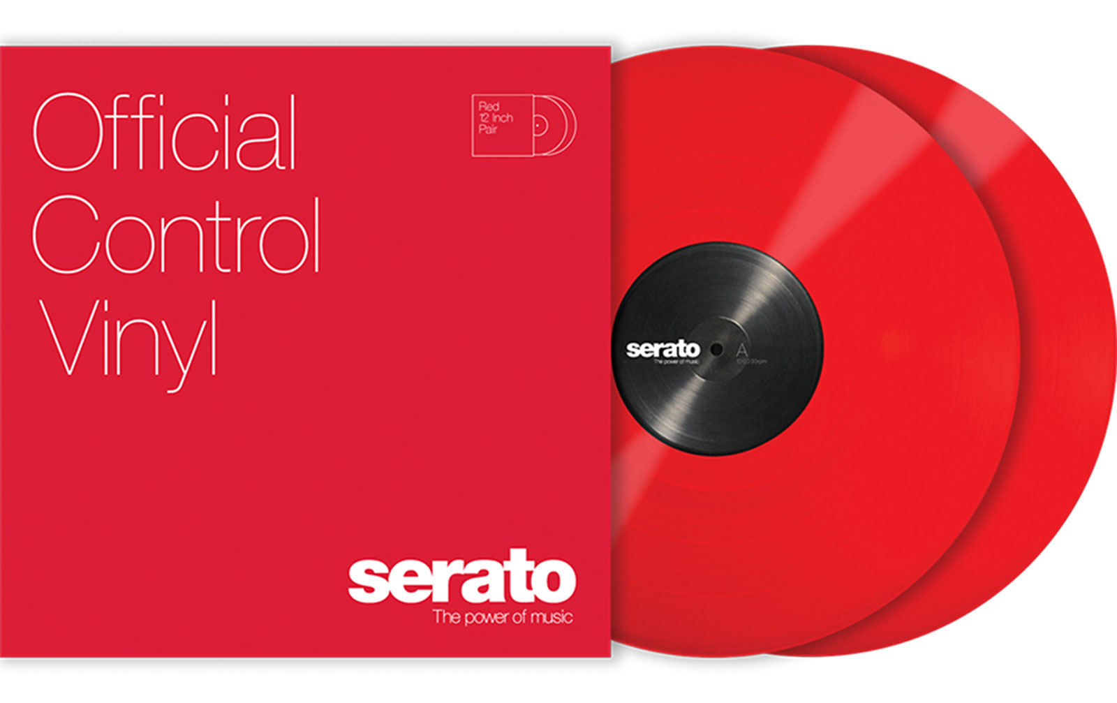 Serato Performance Control Vinyl, red