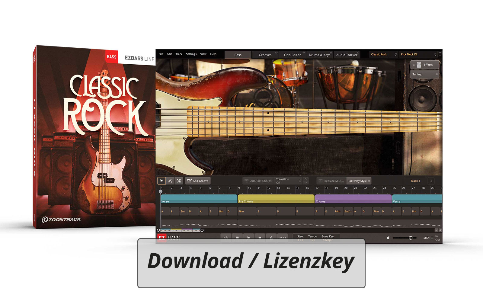 ToonTrack Classic Rock EBX (Lizenz Code)