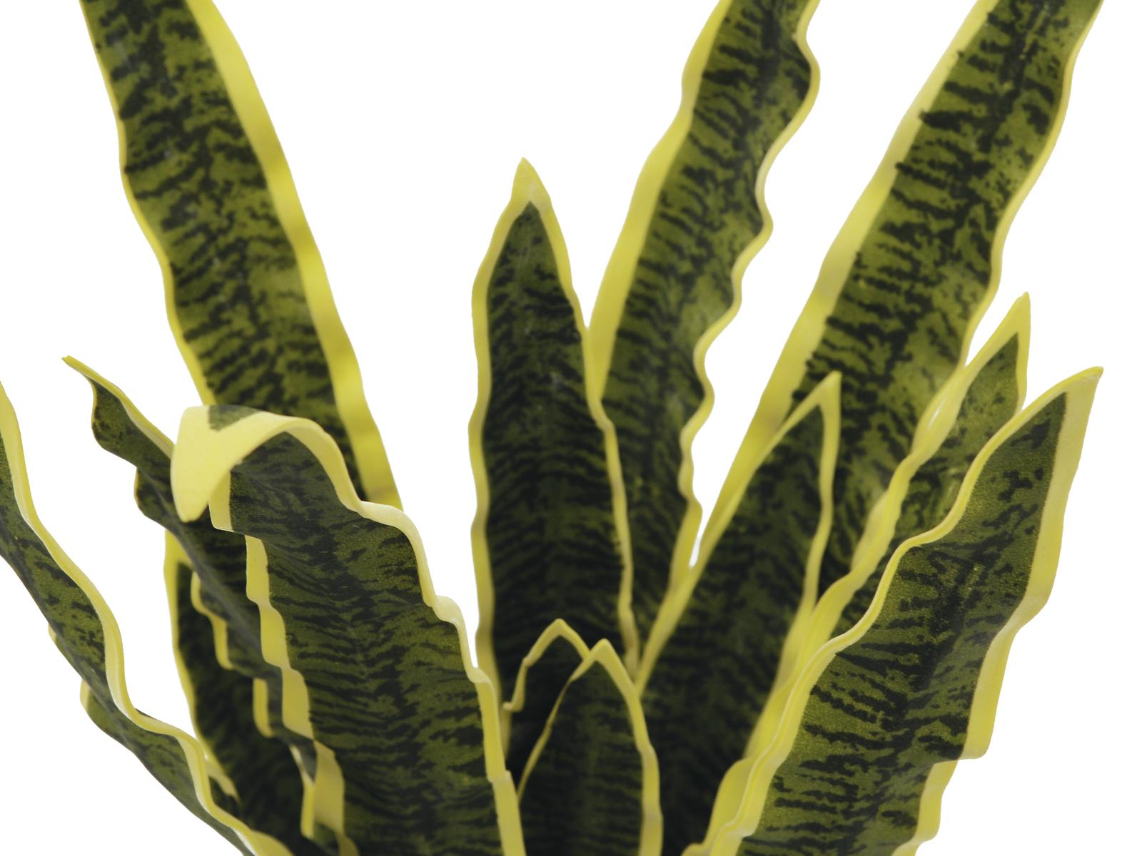 Europalms Sansevieria (EVA), grün-gelb, 74cm, Kunststoffpflanze