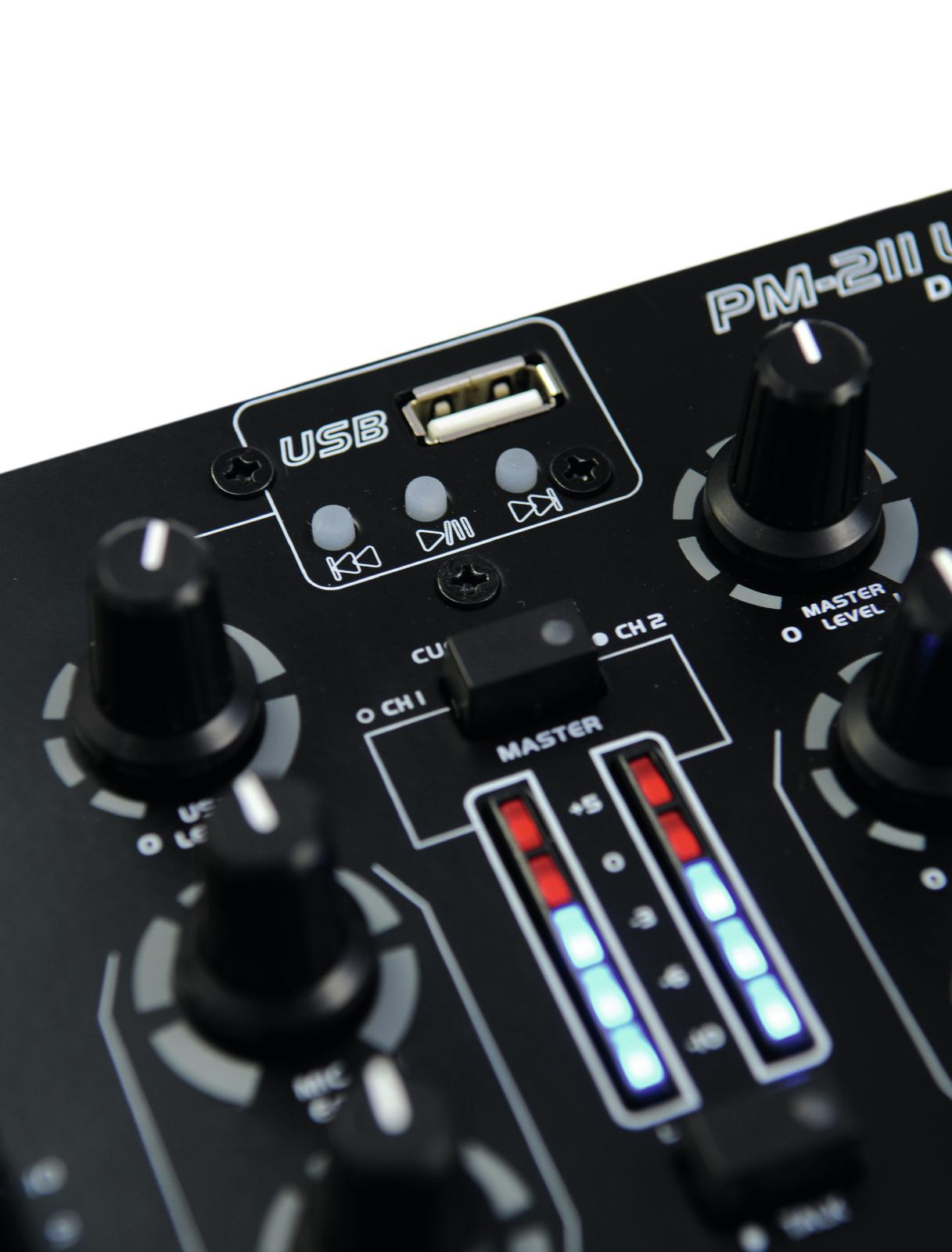 Omnitronic PM-211P DJ-Mixer mit Player