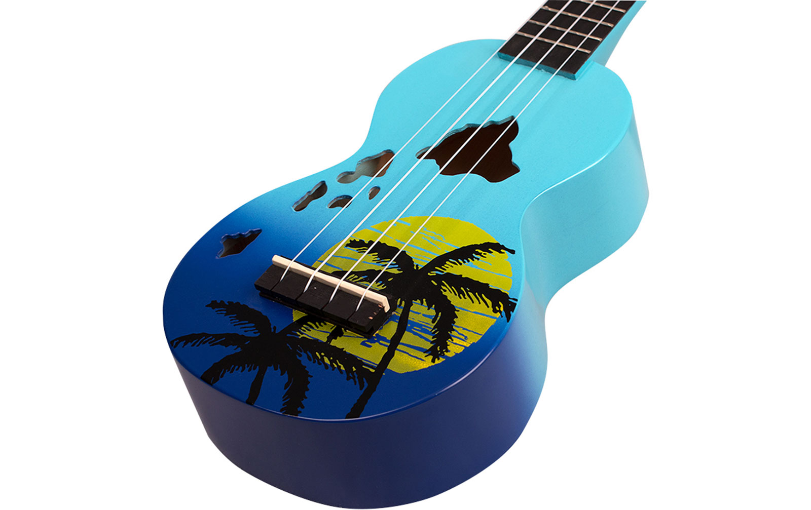 Mahalo Designer Ukulele Hawaii (Blue Burst)