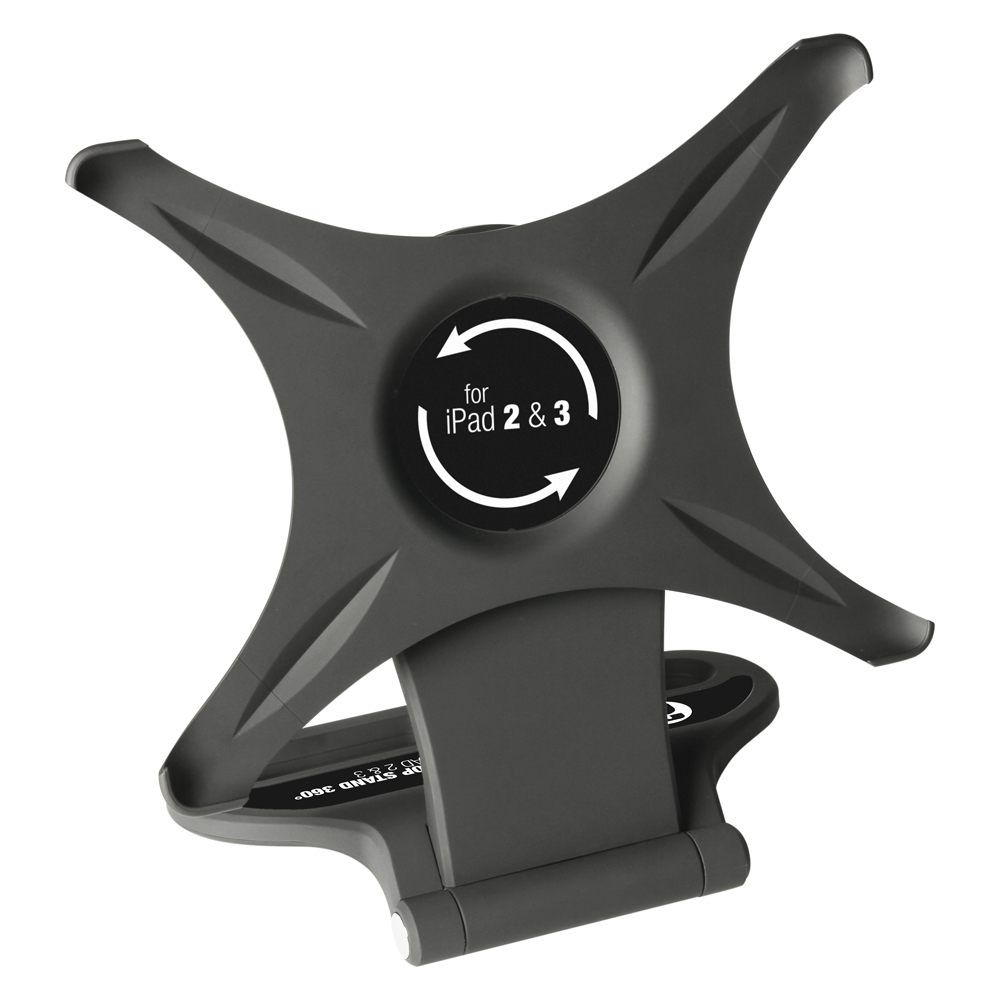 Adam Hall Stands SMS 360 B - 360°-Tischstativ für IPad 2 & 3 schwarz