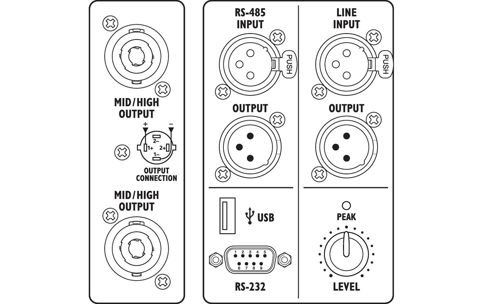 IMG Stageline L-RAY/1000 PA-Lautsprecher-Array
