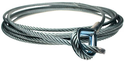 Adam Hall 5 mm Sicherungsseil mit Kausche, 5 m
