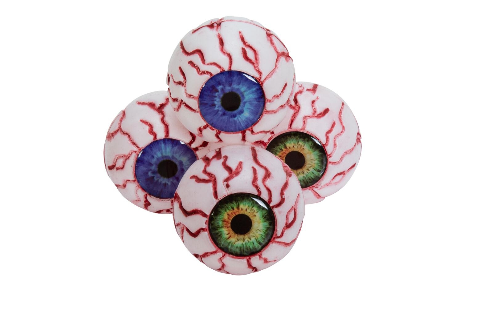 Europalms Halloween Augäpfel, 5cm Ø, 4x