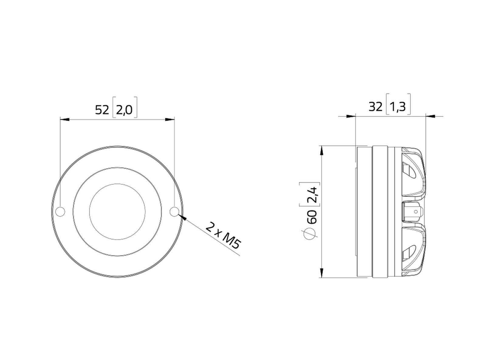 Lavoce DN10,142-16 1 Zoll  Kompressionstreiber, Neodym