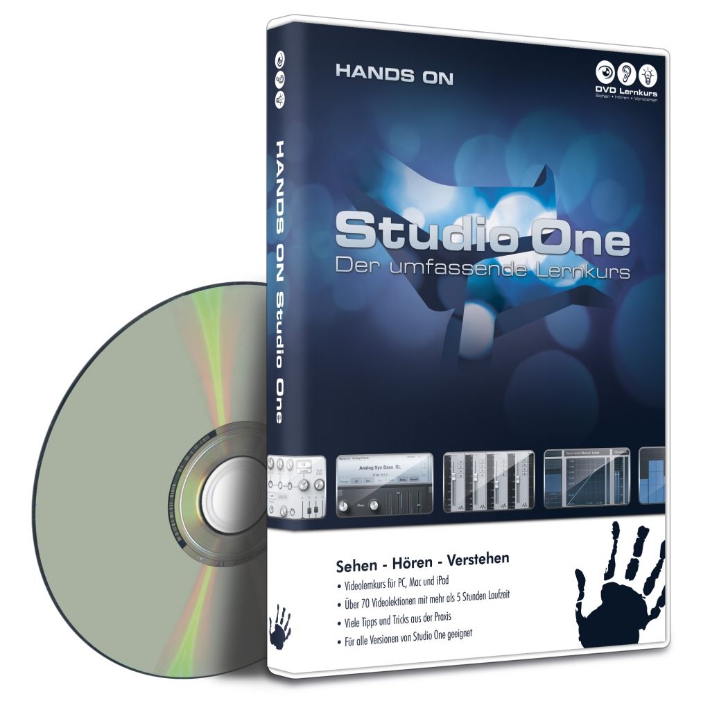 DVD Lernkurs Hands On Studio One Vol. 1