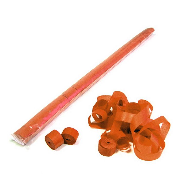 Magic FX Luftschlangen 10m x 1.5cm Orange Beutel
