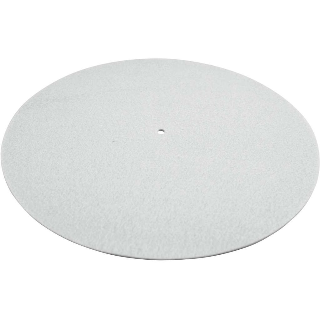Omnitronic Slipmat, antistatisch, neutral weiß