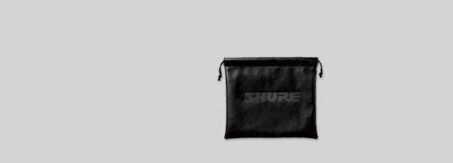 Shure HPACP1 Transportbeutel für SRH 240, SRH 440, SRH 840, SRH 750 DJ