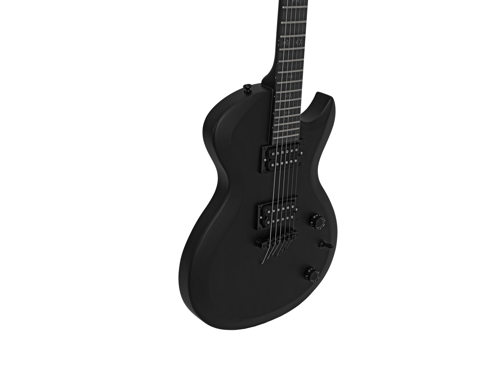 Dimavery LP-850 Modern E-Gitarre, satin schwarz