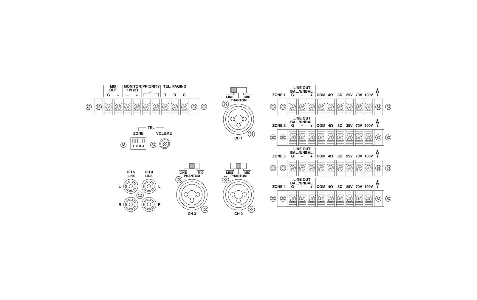 Monacor PA-12040 ELA-Verstärker