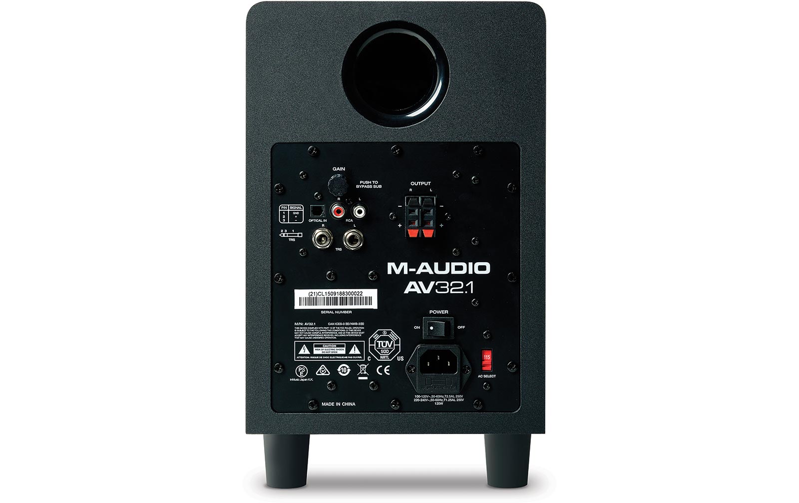 M-Audio AV32.1 - 2.1 Kanal Lautsprechersystem