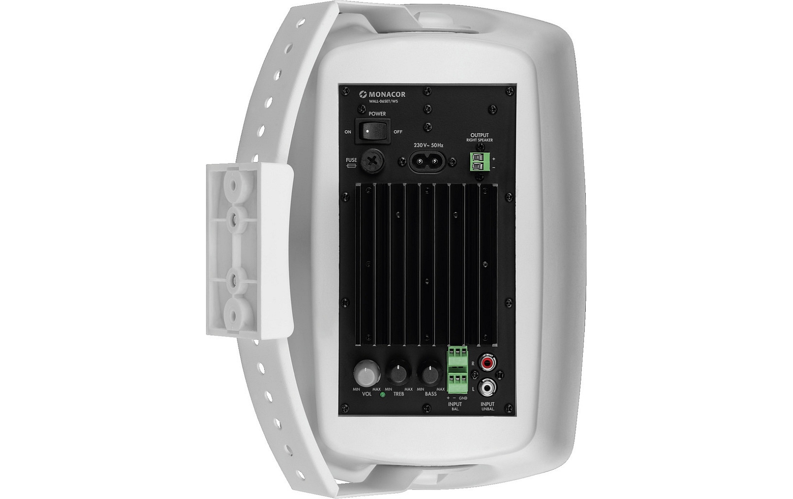 Monacor WALL-06SET/WS Aktiv-Boxen-Set