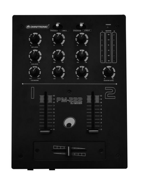 Omnitronic PM-222 2-Kanal-DJ-Mixer