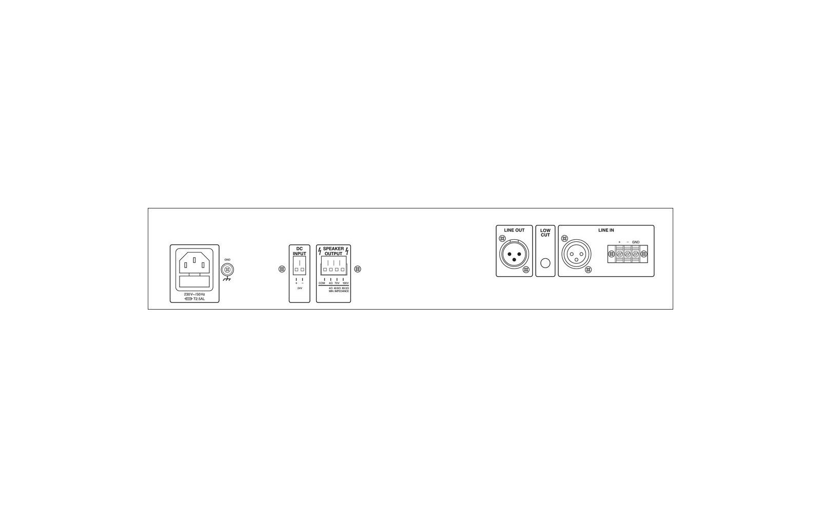 Monacor PA-900S ELA-Verstärker