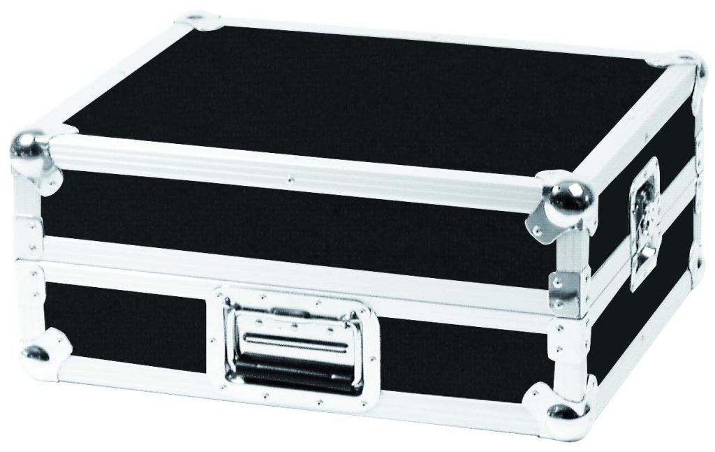 Roadinger Mixer-Case Profi MCB-19, schräg, schwarz, 8HE