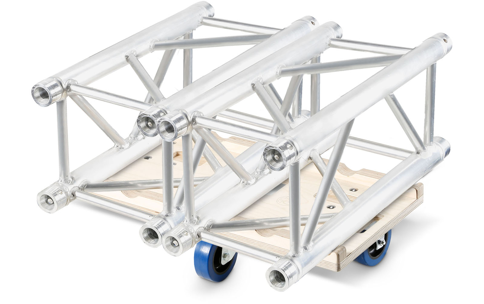Adam Hall 381033 - Eurotruss Rollenbrett mit 3 x 100 mm Rollen
