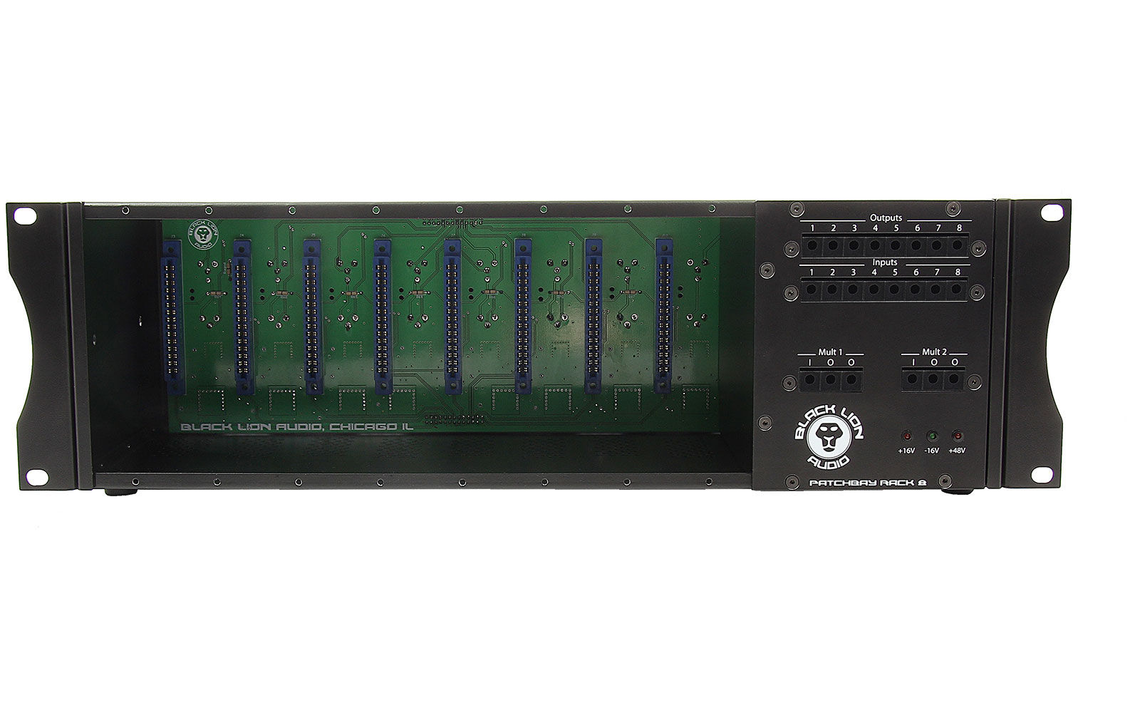 Black Lion Audio PBR-8 500 Audio Patchbay Rack 8 / System 500