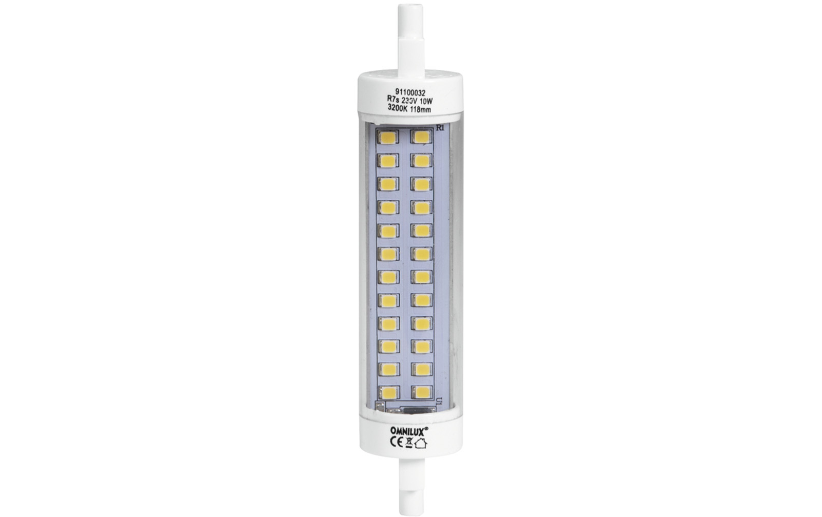 Omnilux LED 230V/10W R7s 118mm Stabbrenner