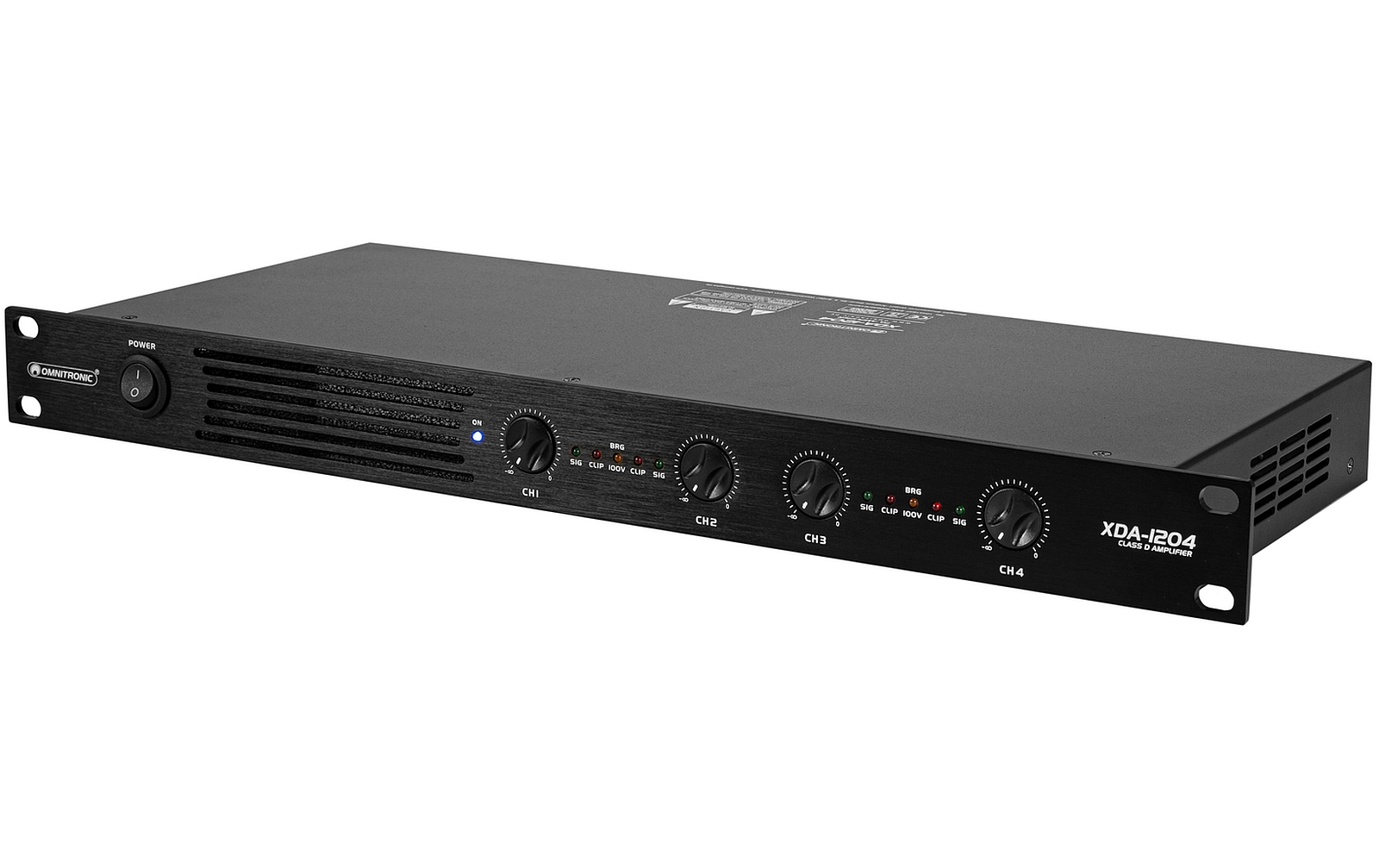 Omnitronic XDA-1204 4-Kanal Class-D-Verstärker
