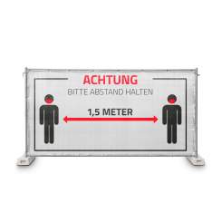 Adam Hall 0159 ABSTAND Hinweisschild