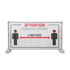 Adam Hall 0159 DISTANCE Hinweisschild